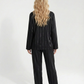 Élan Striped Silk Lounge Set