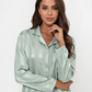 Élan Striped Silk Lounge Set