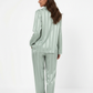 Élan Striped Silk Lounge Set